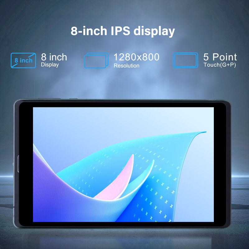 C idea Android Tablet PC Dual Kamera 8 Inch 1280x800 IPS HD Display Android 12 Tablet untuk Siswa CM818-Grey