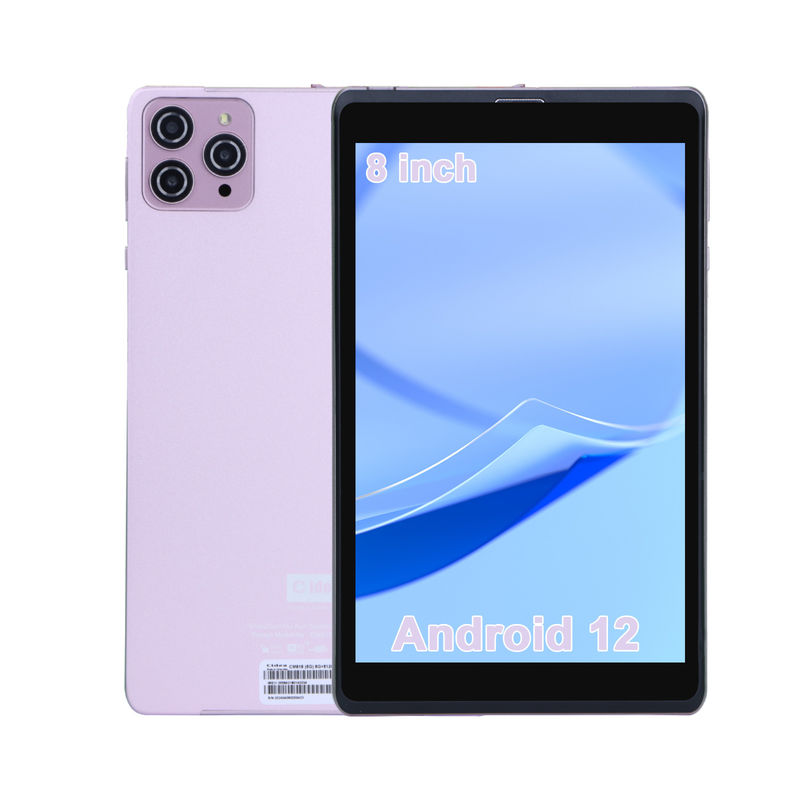 C idea 8 inci Android 12 Tablet 8000mAh Baterai 5+8MP Kamera 8GB RAM 512GB ROM untuk Pendidikan Pembelajaran CM818-merah