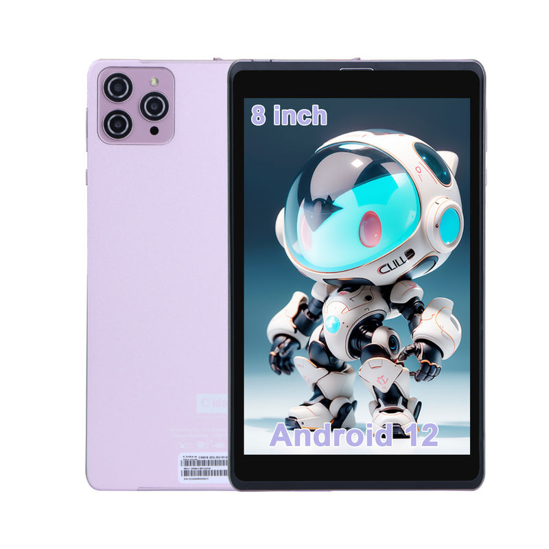 C Idea 8 Inch Android 12 Tablet 8000mAh Baterai 5MP+8MP Kamera 8GB RAM 512GB ROM Untuk Pendidikan Pembelajaran CM818-merah
