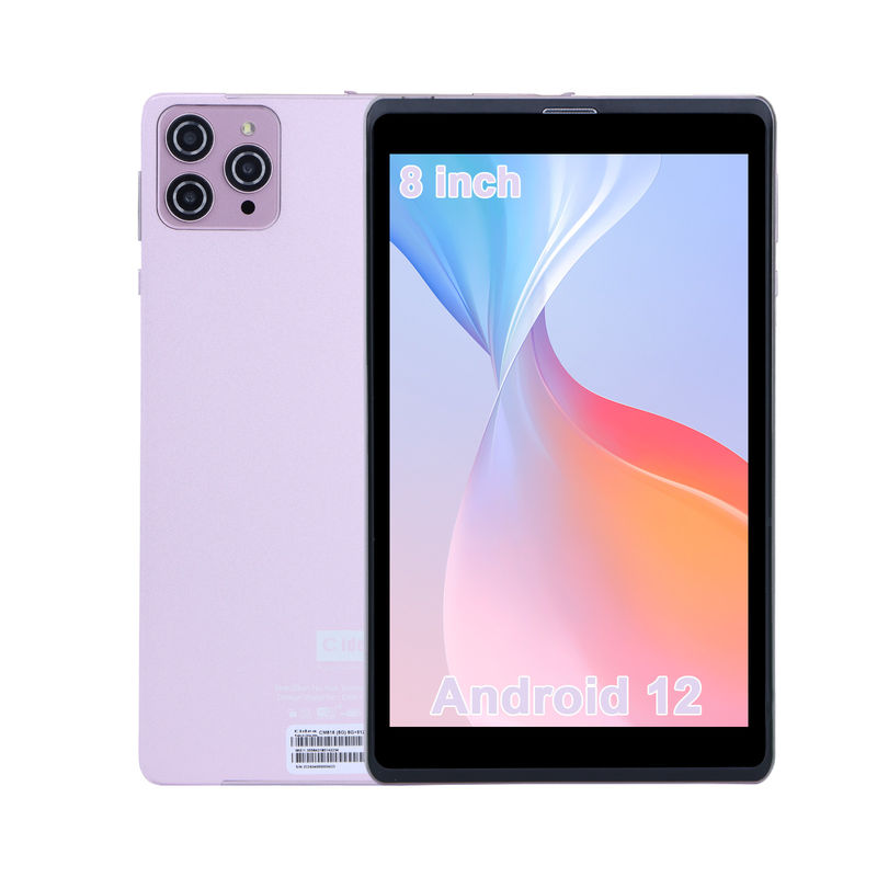 C idea 8 inci Android 12 Tablet 8000mAh Baterai 5+8MP Kamera 8GB RAM 512GB ROM untuk Pendidikan Pembelajaran CM818-merah