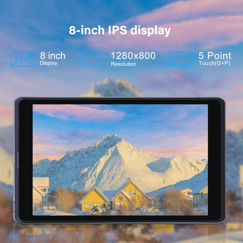 C idea 8 inci Android 12 Tablet 8000mAh Baterai 5+8MP Kamera 8GB RAM 512GB ROM untuk Pendidikan Pembelajaran CM818-merah