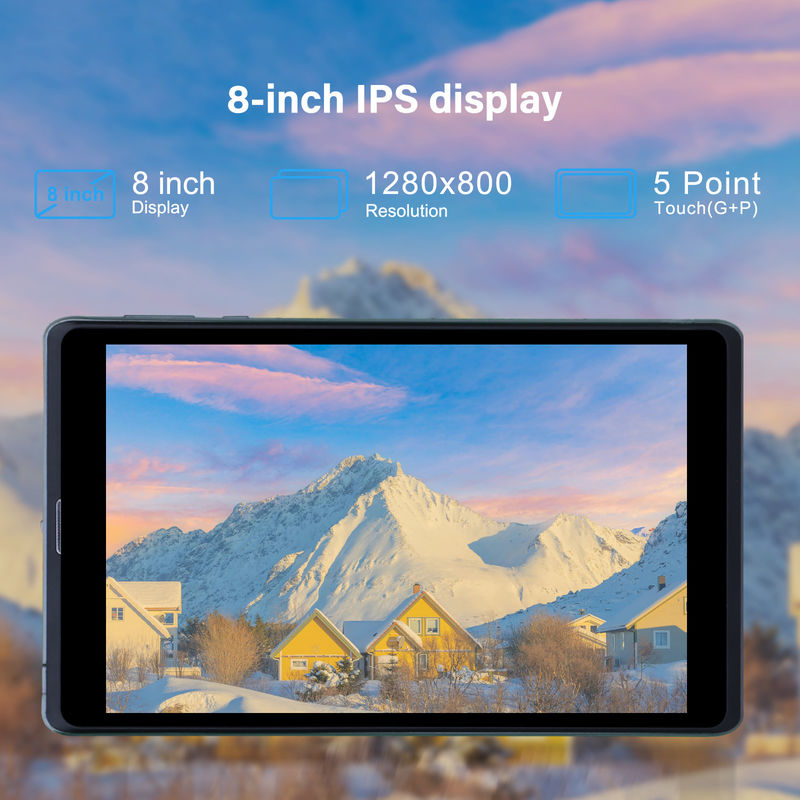 C idea Android Tablet PC Dual Kamera 8 Inch 1280x800 IPS HD Display Android 12 Tablet untuk Siswa CM818-Grey