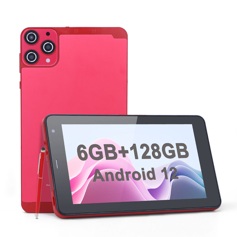 C Idea 7 Inci Tablet Kecil Quad Core WiFi 5G Android Tablet PC Untuk Pendidikan CM515(Merah)