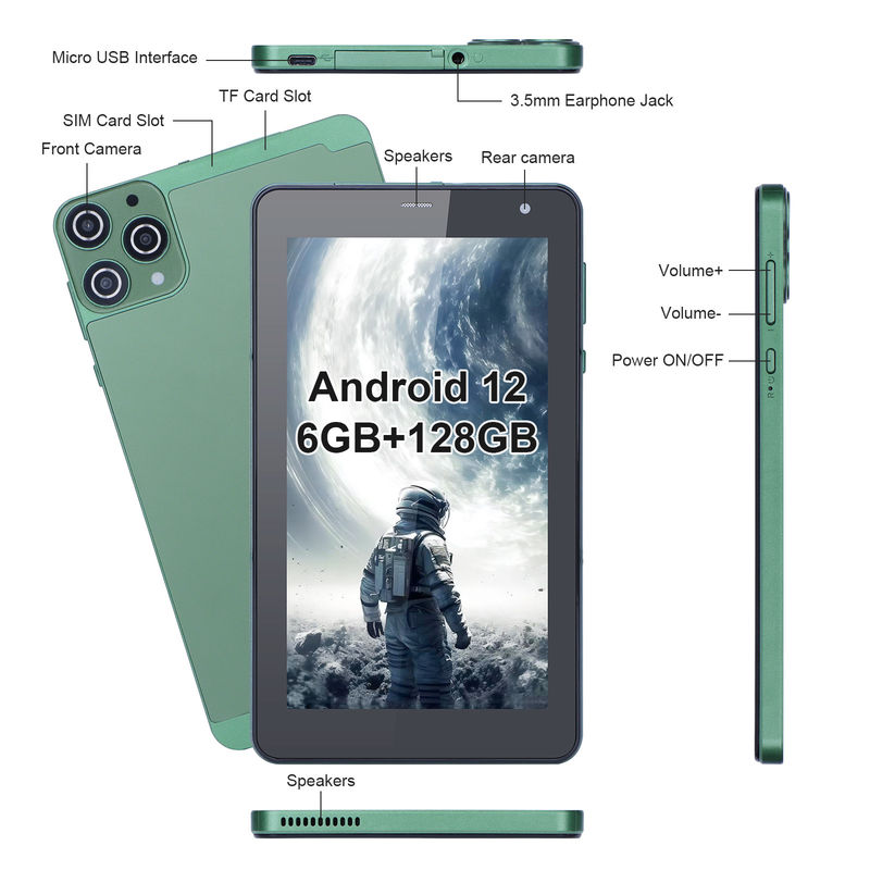 C Idea WiFi Tablet 7 Inci Android Smart Tablet 512GB HD Layar sentuh Untuk Studenet CM515