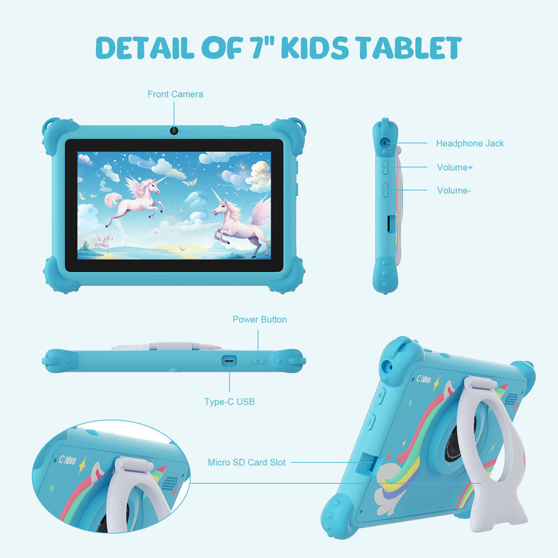 C idea 2024 Kids Tablet Berkinerja Tinggi Belajar dan Bermain Tablet Pendidikan CM88