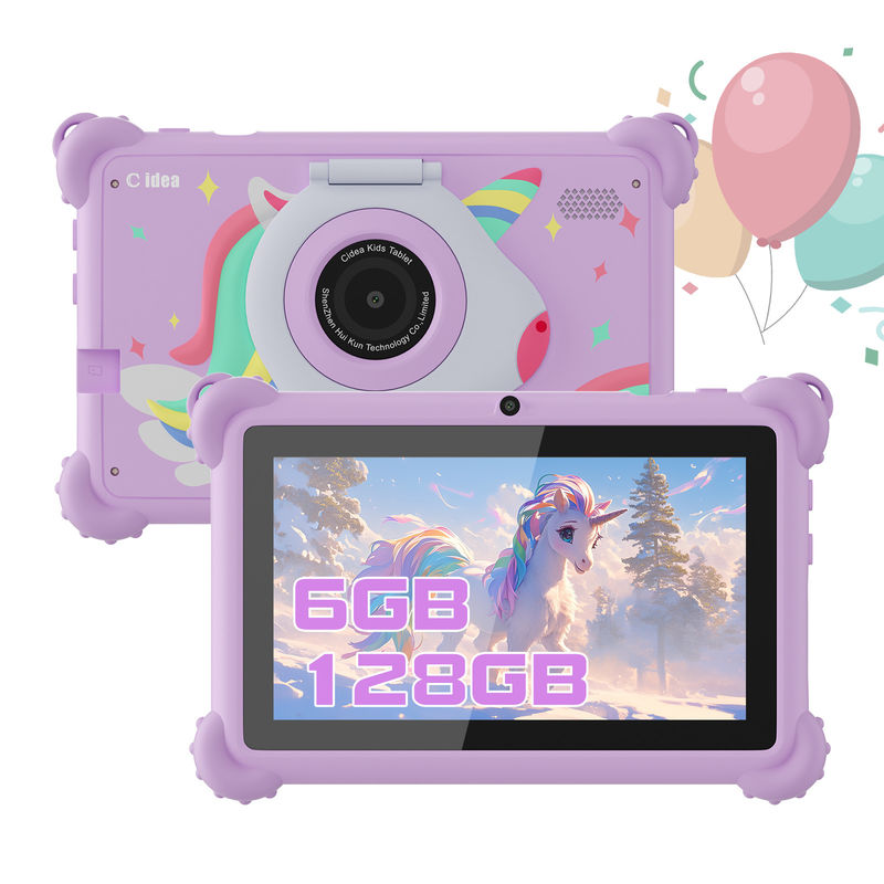 C idea 2024 Kids Tablet Hadiah Ideal dengan Android 12 Aplikasi Pendidikan dan Tablet Kasus awet Kidspad CM88