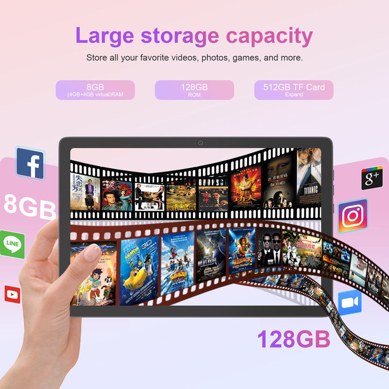 C Idea Android 14 FHD Screen Tablet 8+128GB 11 Inch Tablet PC Untuk Dewasa Remaja P1300
