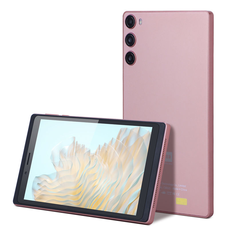 C Idea Android 12 Tablet 6GB RAM 128GB ROM Dengan SIM 7 Inch Tablet PC Untuk Siswa CM525 Pink