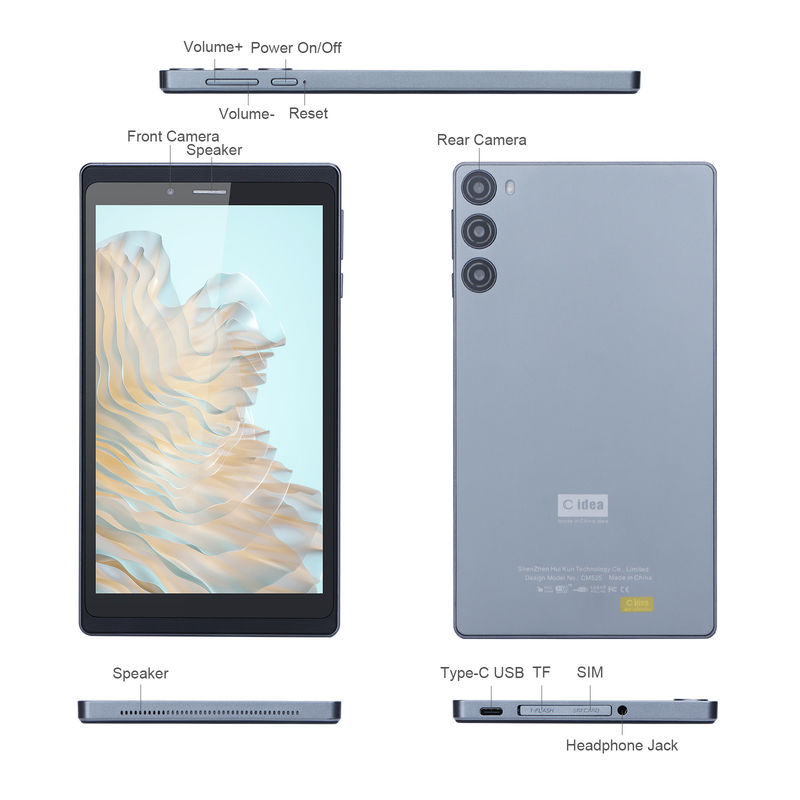 C Idea Android 12 Tablet Tablet Pendidikan 7 Inci Untuk Siswa Dengan Stylus CM525