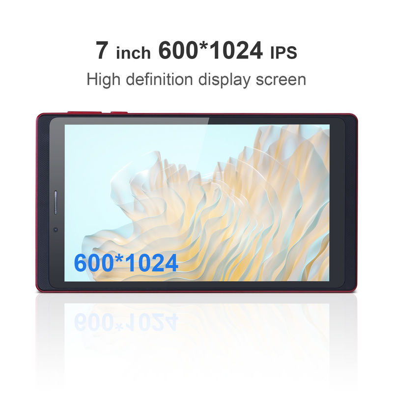 C Idea 7 Inch Tablet 512GB Dengan SIM Android Tablet PC Untuk Siswa Belajar CM525 Merah