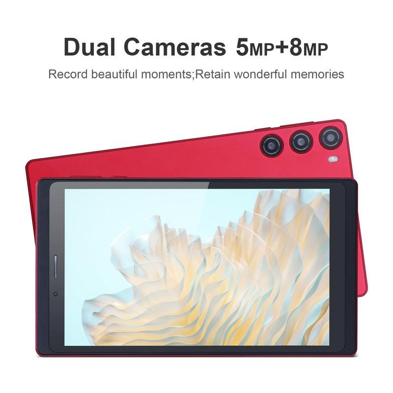 C Idea 7 Inch Tablet 512GB Dengan SIM Android Tablet PC Untuk Siswa Belajar CM525 Merah