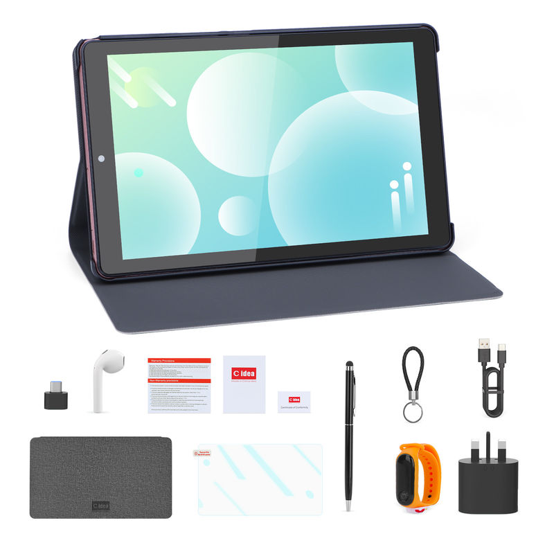 C idea Android Tablet 800x1280 IPS Screen SIM Dukungan 9 Inch Tablet PC Dengan Case CM935 pink