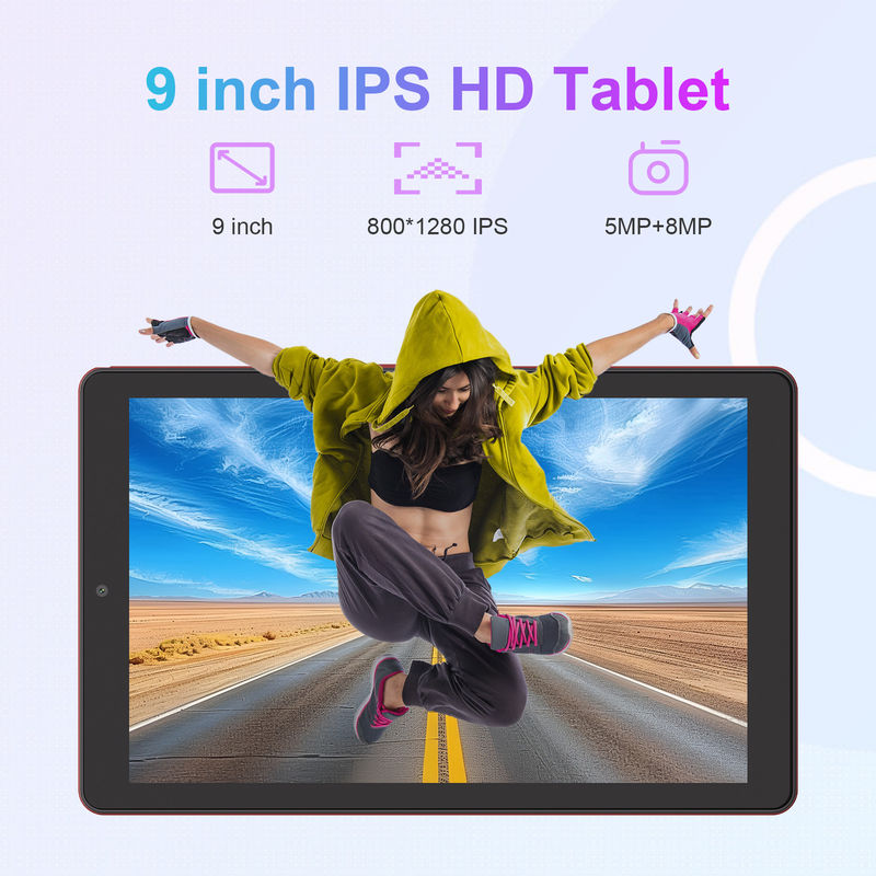 C Idea 9 Inci Quad Core Tablet 800x1280 IPS Screen Tablet Android Dengan Pen CM935 Merah