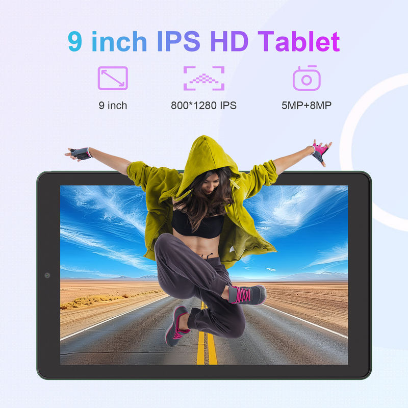 C Idea 9 Inch Tablet Pendidikan 800x1280 IPS Tablet Layar Sentuh Dengan Pen Stylus CM935 hijau