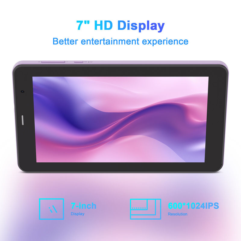 C Idea Android 13 Dengan 6000mAh 7 Inch Tablet Tablet Pendidikan PC Dengan Pen CM518 Pro Ungu