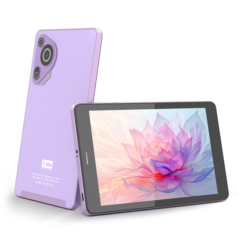 C Idea 8in Tablet Gaming Pendidikan Tablet Android Untuk Siswa Dengan Sim Dan Wifi CM828 Ungu