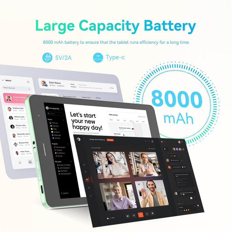 C Idea High-Resolution Display 8 Inch Tablet Pc Dengan 800x1280 Ips Layar Untuk Pendidikan Remaja CM828 Hijau