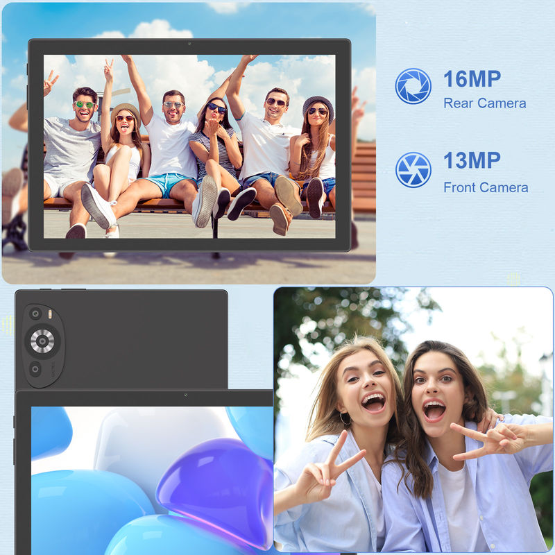 C Idea 10,1 Inci Wifi Pendidikan Android Tablet Pc Dengan Sim Dukungan Keyboard M8200 Plus Hitam