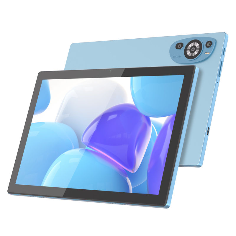 C Idea Android 14 layar sentuh 10,1 inci Tablet dengan keyboard dan pena CM8200plus biru