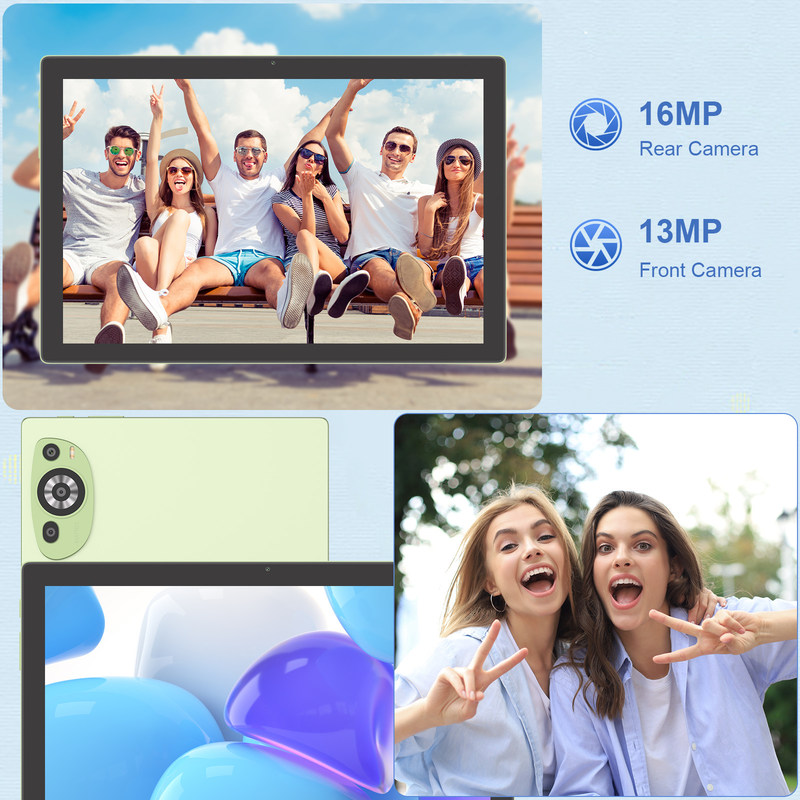 C Idea 5g Android 14 penyimpanan yang dapat diperluas 512GB Tablet layar sentuh dengan keyboard CM8200plus Hijau
