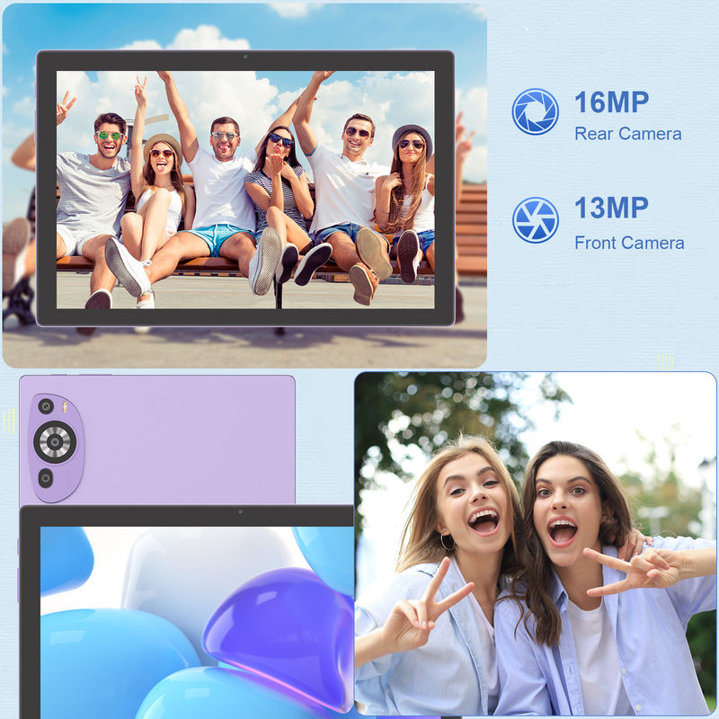 C Idea Android 14 Tab 512GB Tablet Pendidikan Untuk Siswa Dengan Keyboard Cm8200plus ungu