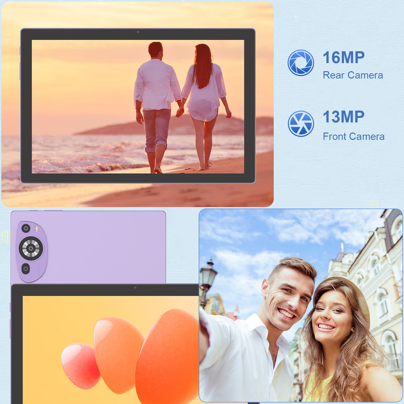 C Idea 10 inci Android 14 Tablet Pendidikan 512GB untuk Siswa dengan Dukungan SIM CM8200Plus Ungu