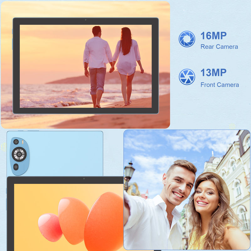 C Idea Android 14 Layar sentuh 800*1280 IPS Incell 10,1 Inch Tablet Dengan Pen CM8200plus Biru