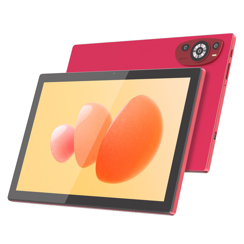 C Idea 10.1 Inch Android 14 Smart Tablet Pc Dengan Dukungan Dual SIM CM8200Plus merah