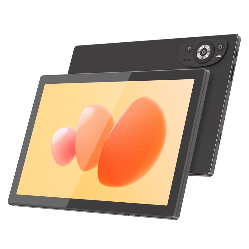 C Idea 10,1 Inci Wifi Tablet Dengan Dukungan Sim Keyboard Pendidikan Android Tablet Pc M8200 Plus Hitam