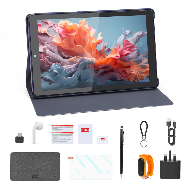 C Idea 9 Inch Tablet Dual Kamera Tablet Pendidikan Untuk Siswa CM935 Ungu