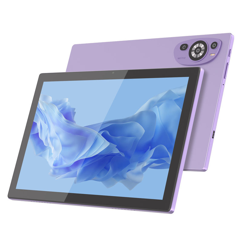 C Idea 10 inci 512GB Android 14 Tablet Pendidikan untuk Siswa dengan SIM CM8200Plus Ungu