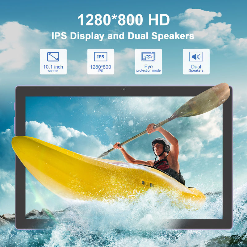 C Idea 10 inci 512GB Android 14 Tablet Pendidikan untuk Siswa dengan SIM CM8200Plus Ungu