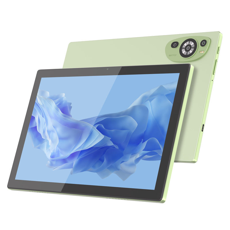 C Idea WIFI Android 14 Tablet layar sentuh dengan keyboard dan mouse CM8200plus Hijau