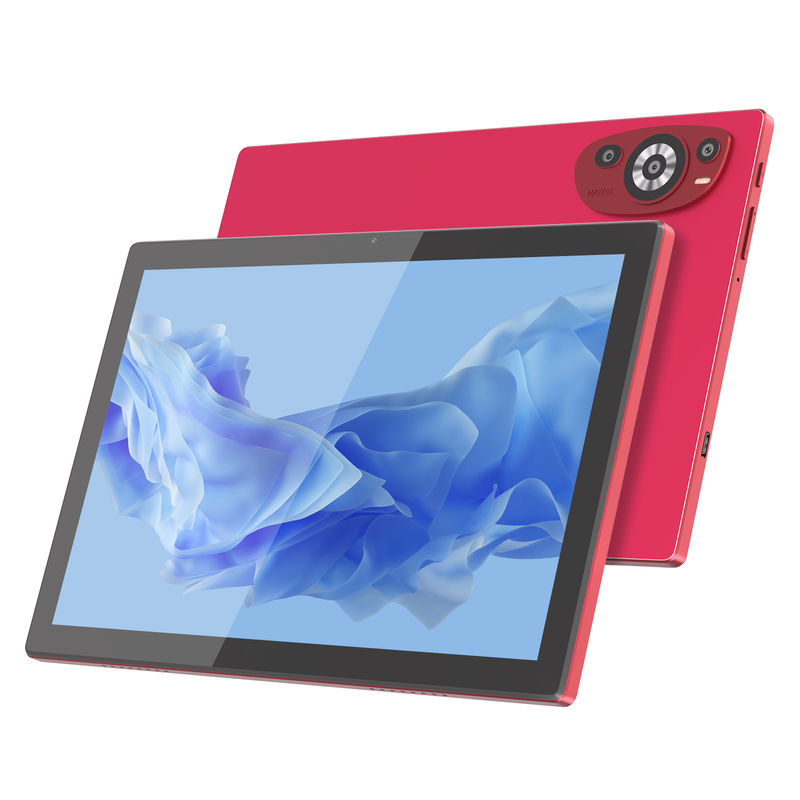 C Idea 10.1 Inch Android 14 Smart Tablet Pc Dengan Dual SIM dan Pen CM8200Plus merah