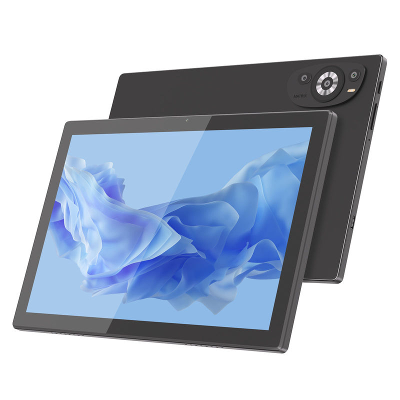 C Idea 10,1 Inci 5G Tablet Dengan Dukungan Sim Keyboard Pendidikan Android Tablet Pc M8200 Plus Hitam
