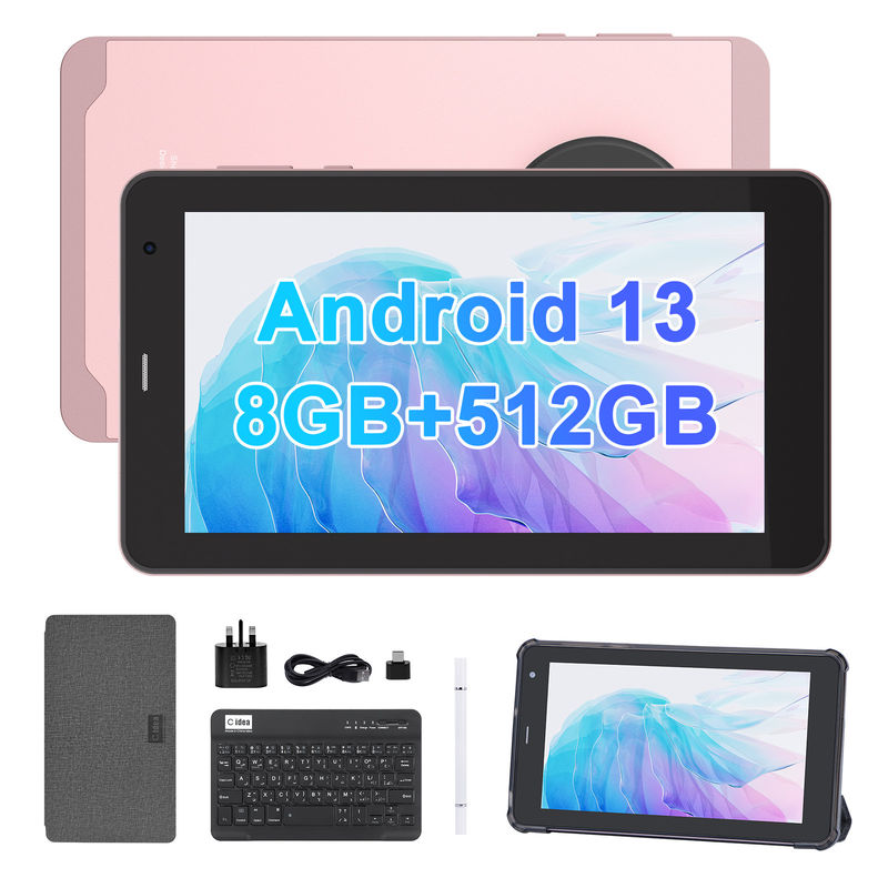 C Idea Tablet 7 Inci Dengan SIM Wifi Tablet Android PC CM518 Pro Pink