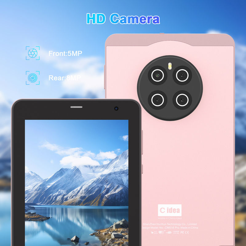 C Idea Tablet 7 Inci Dengan SIM Wifi Tablet Android PC CM518 Pro Pink