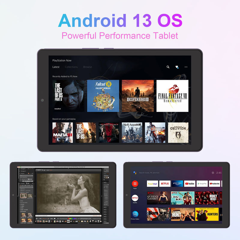 C Idea 9 Inch Tablet 5MP + 8MP Tablet Pendidikan Untuk Remaja Dengan Pen CM935 Ungu