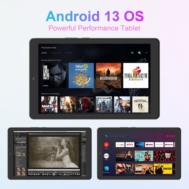 C Idea 5G Tablet Pendidikan 800x1280 IPS Tablet Layar Sentuh Dengan Stylus Pen CM935 hijau