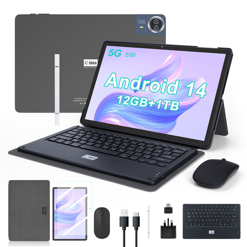 C Idea 14 Inch Tablet Storage Besar 1200*1920 FHD Screen Tablet Android PC CM14000 plus