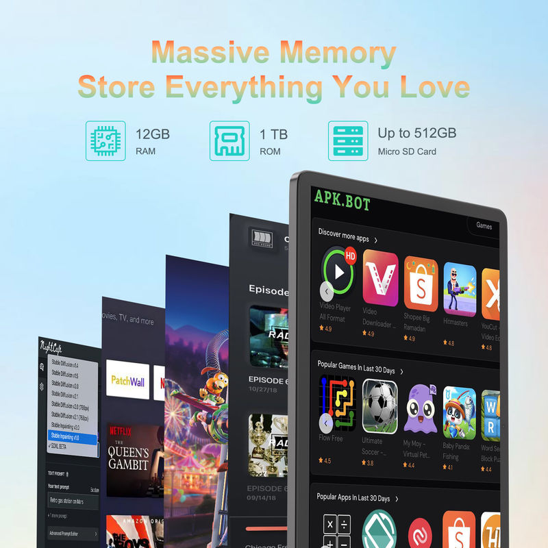 C Idea 14 Inch Tablet Storage Besar 1200*1920 FHD Screen Tablet Android PC CM14000 plus