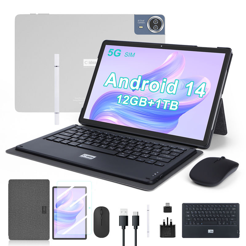 C Idea 14 Inch Tablet Baterai Panjang Tablet Pendidikan Untuk Siswa CM14000 Plus Grey