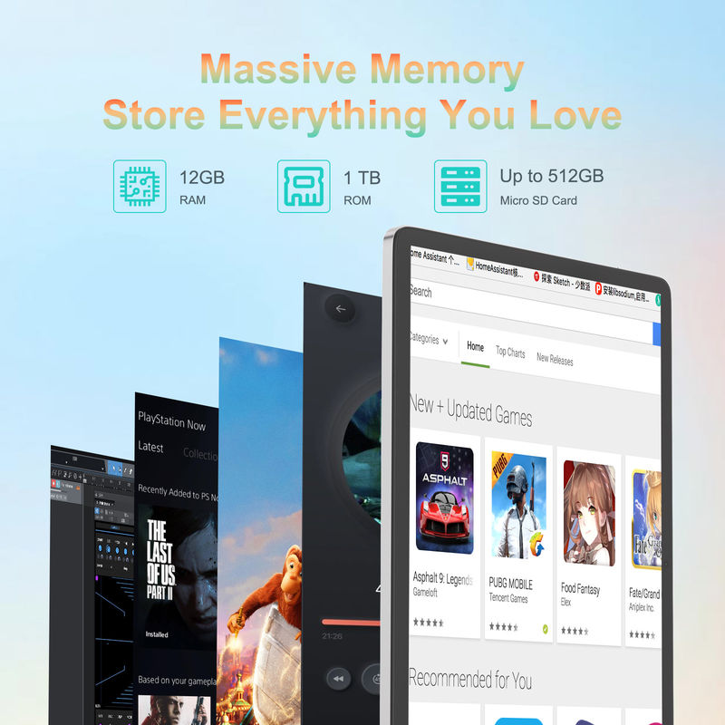 C Idea 14 Inch Tablet 5G Tablet Layar Sentuh Untuk Siswa CM14000 Plus Grey