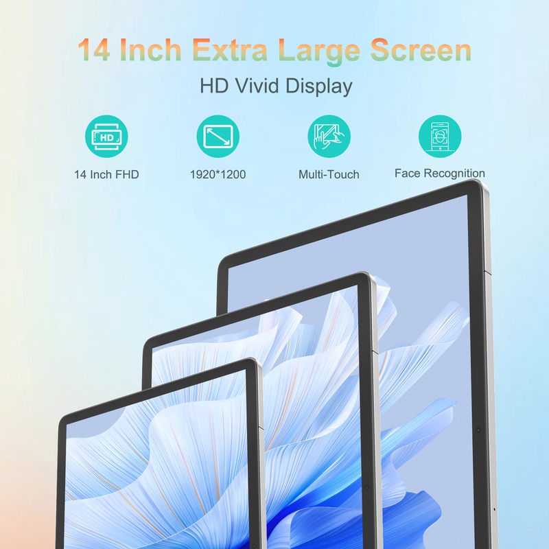 C Idea 14 Inch Tablet 5G Tablet Layar Sentuh Untuk Siswa CM14000 Plus Grey