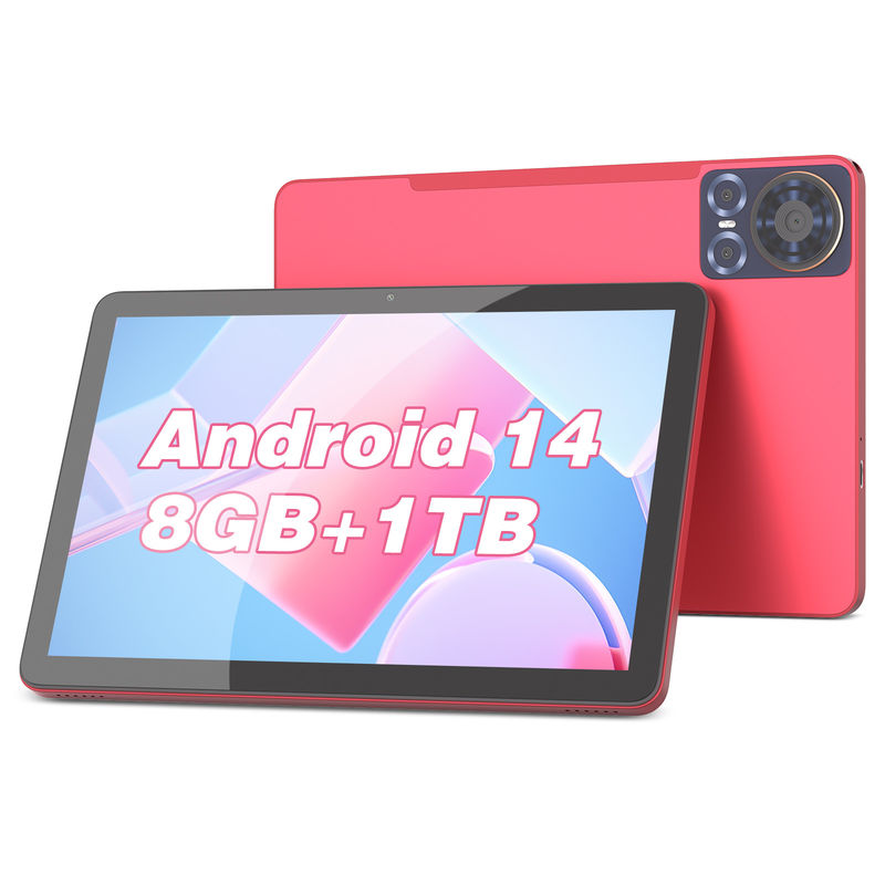 C Idea 10,1 Inci 5g Tablet 8GB RAM Touch Screen Tablet PC Untuk Pendidikan CM8300 Plus Merah