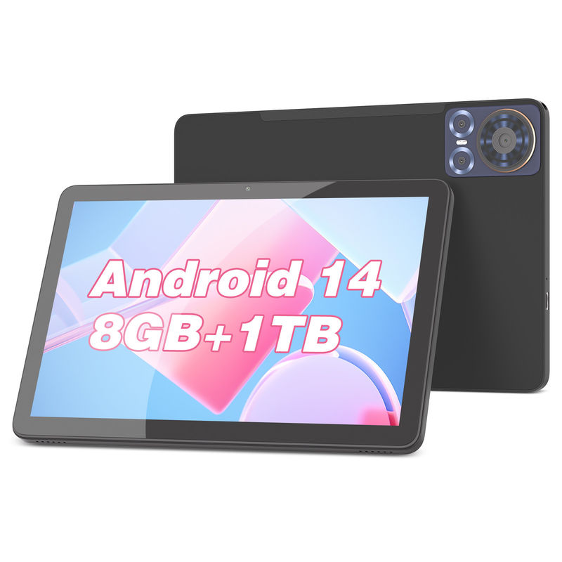 C Idea 10,1 Inci 5G LTE Tablet Dengan Slot Kartu Sim Tablet Android Pendidikan Pc M8300 Plus Hitam