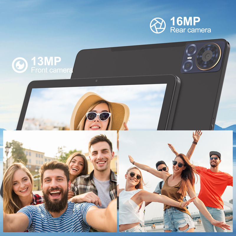 C Idea 10,1 Inci 5G LTE Tablet Dengan Slot Kartu Sim Tablet Android Pendidikan Pc M8300 Plus Hitam