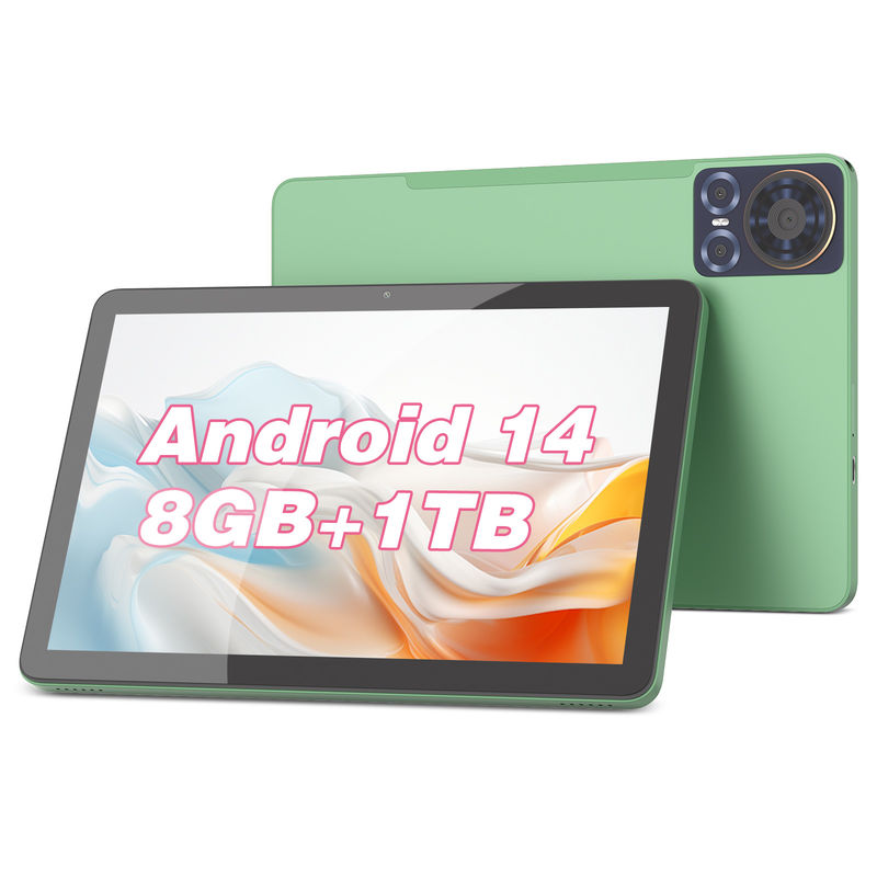 C Idea 10,1 Inci 5G Tablet Dengan SIM Android 14 Tablet Pc Untuk Pendidikan CM8300 Plus Hijau