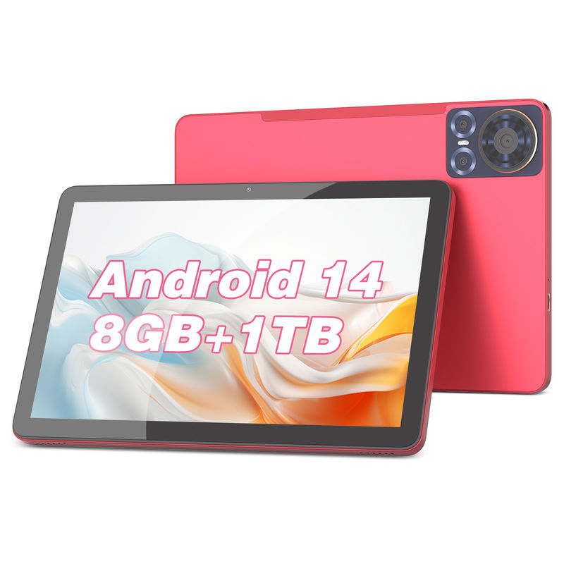 C Idea Tablet 10,1 Inci 5G LTE Tablet Touch Screen Tablet Pc Untuk Hiburan CM8300 Plus Merah