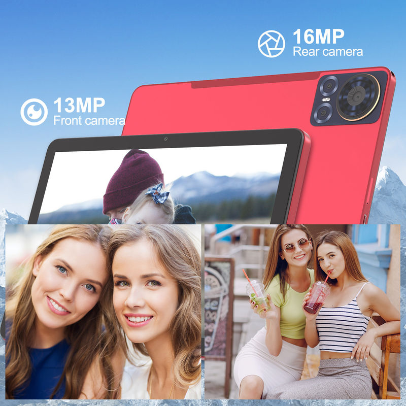 C Idea Tablet 10,1 Inci 5G LTE Tablet Touch Screen Tablet Pc Untuk Hiburan CM8300 Plus Merah